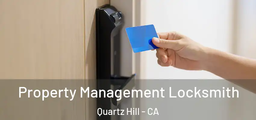  Property Management Locksmith Quartz Hill - CA