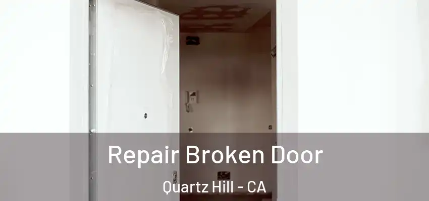  Repair Broken Door Quartz Hill - CA