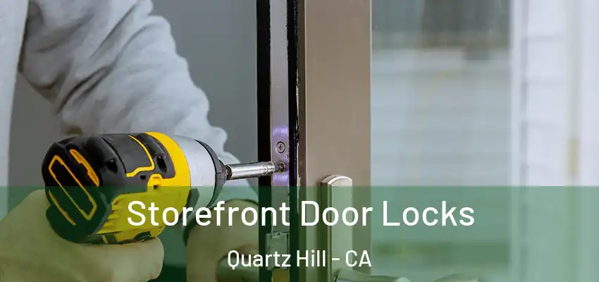 Storefront Door Locks Quartz Hill - CA